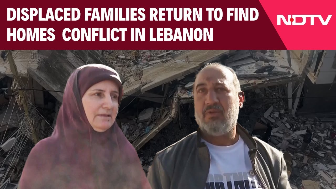 Displaced Families Return To Find Homes In Ruins After Conflict In Lebanon