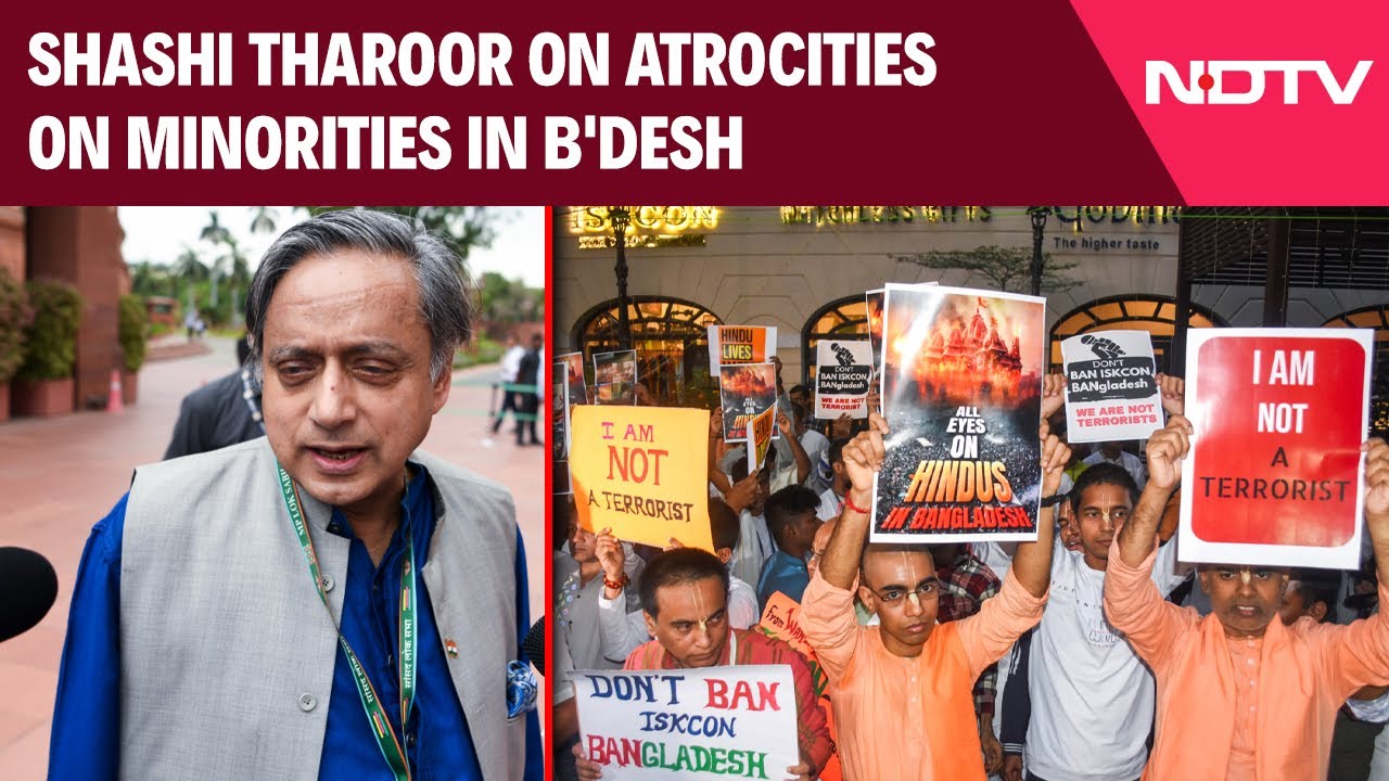 Congress' Shashi Tharoor Expresses Concern Over Atrocities On Minorities In B'desh