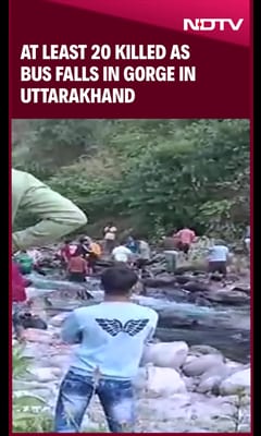 Video : At Least 20 Killed As Bus Falls In Gorge In Uttarakhand's Almora