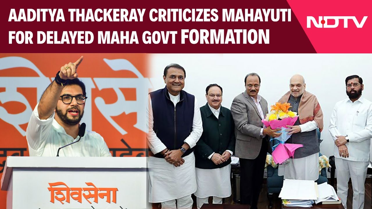 Aaditya Thackeray Slams Mahayuti Over Delay In Maharashtra Government Formation