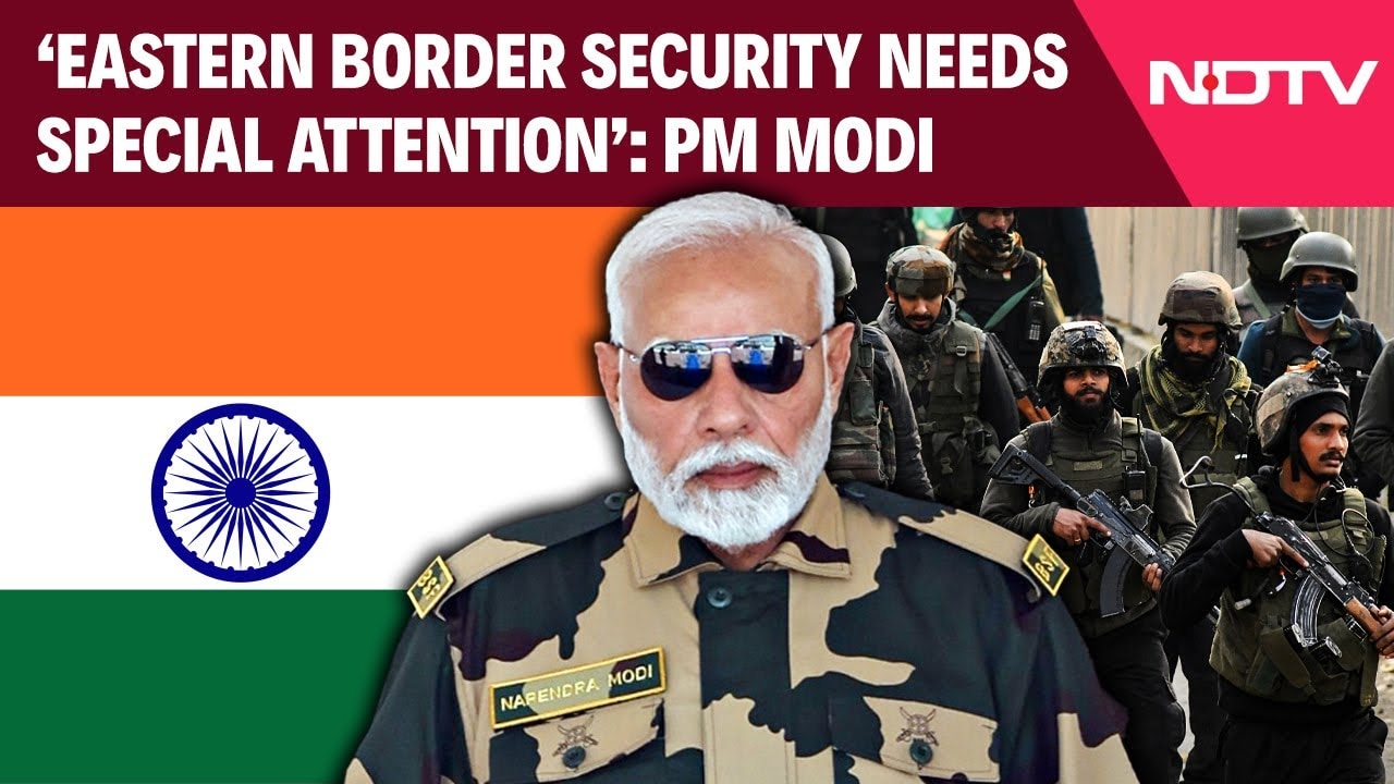 Video : PM Modi News | PM Modi Raises Concern Over Eastern Border Security In DGP Meet