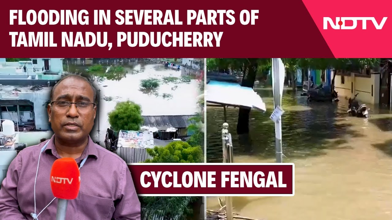 Heavy Rains Pound Districts Of Tamil Nadu, Cyclone Fengal Weakens Into 'Depression'