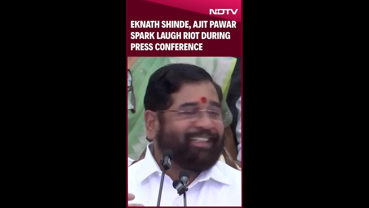 Eknath Shinde, Ajit Pawar Spark Laugh Riot During Press Conference