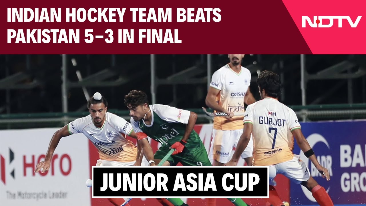 Indian Hockey Team Beats Pakistan 5-3 In Final Of Mens Junior Asia Cup