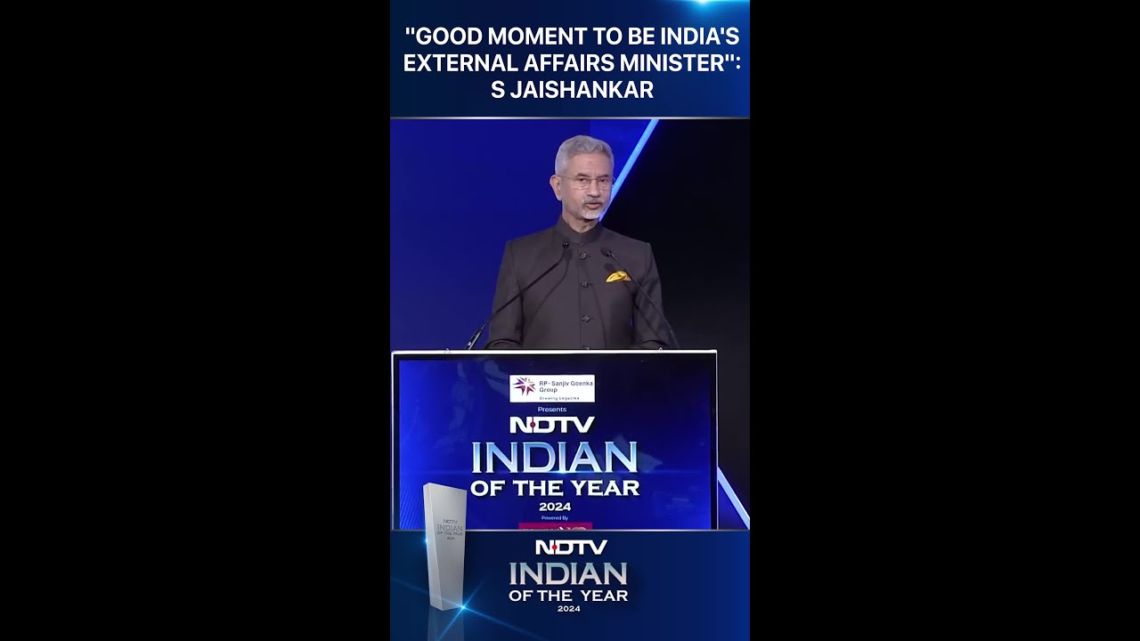 Union Minister S Jaishankar: "Good Moment To Be India's External Affairs Minister"