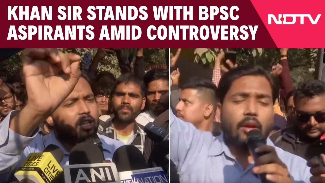 Khan Sir And Others Detained During BPSC Aspirants’ Agitation In Patna