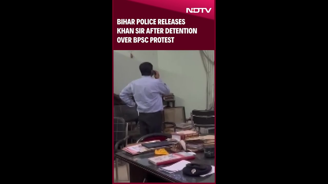 Khan Sir Released After Bihar Police Detention Over BPSC Protest In Patna