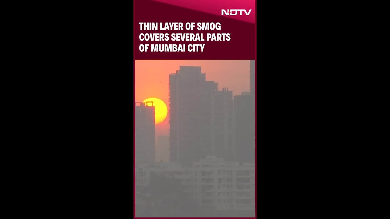 Mumbai Covered In Smog As Air Quality Remains In 'Moderate' Category