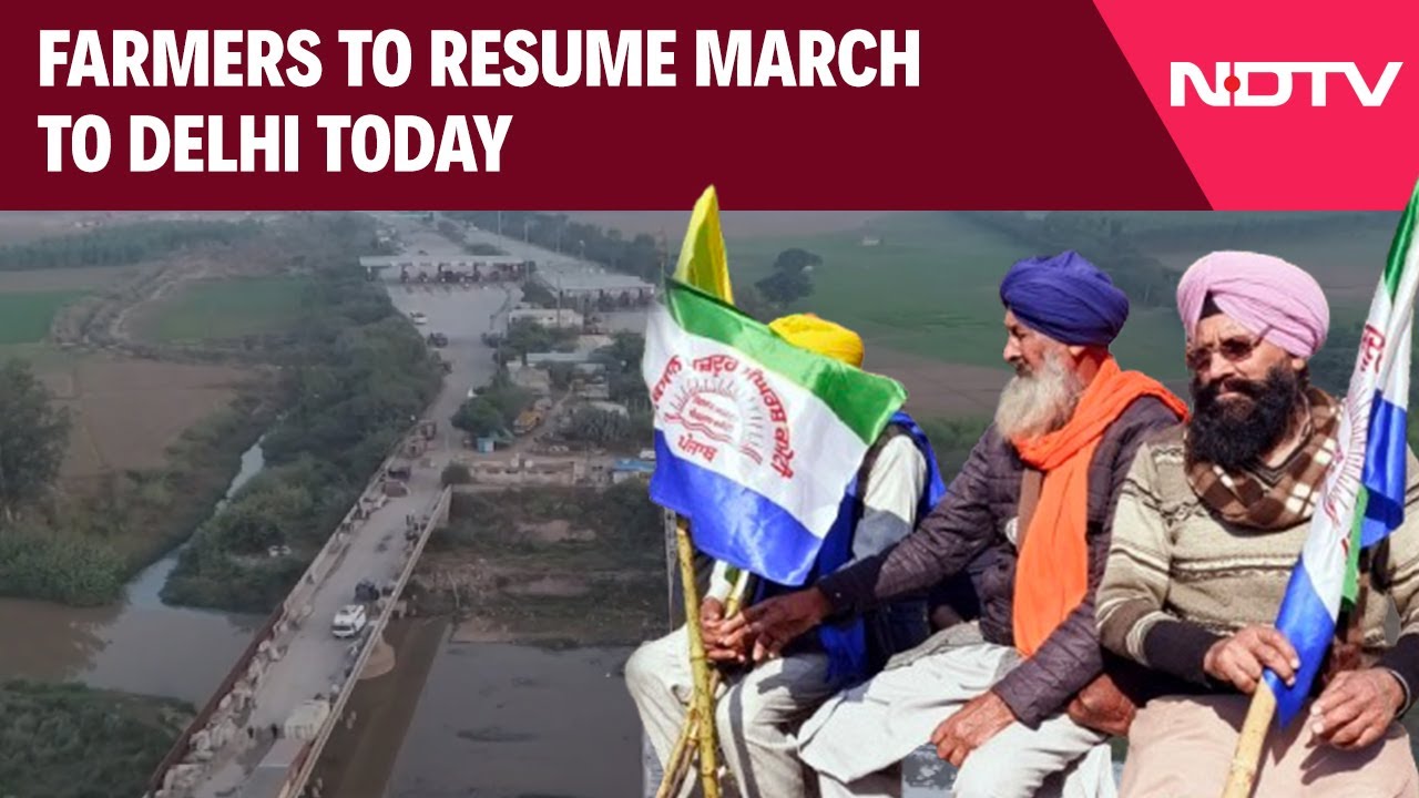 Farmers Protest Today: "Centre In No Mood...": Farmers To Resume March To Delhi Today