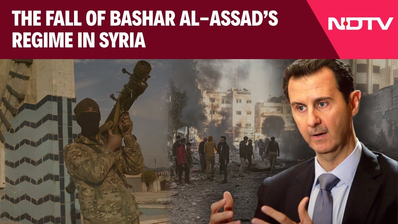 Syria President | The Fall Of Bashar Al-Assad: Syrian President Flees As Rebels Move Into Damascus