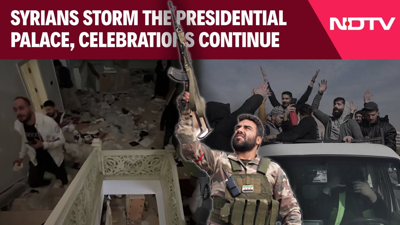 Syria News Today | Chaos As Syrians Storm Presidential Palace In Damascus, Celebrations Continue