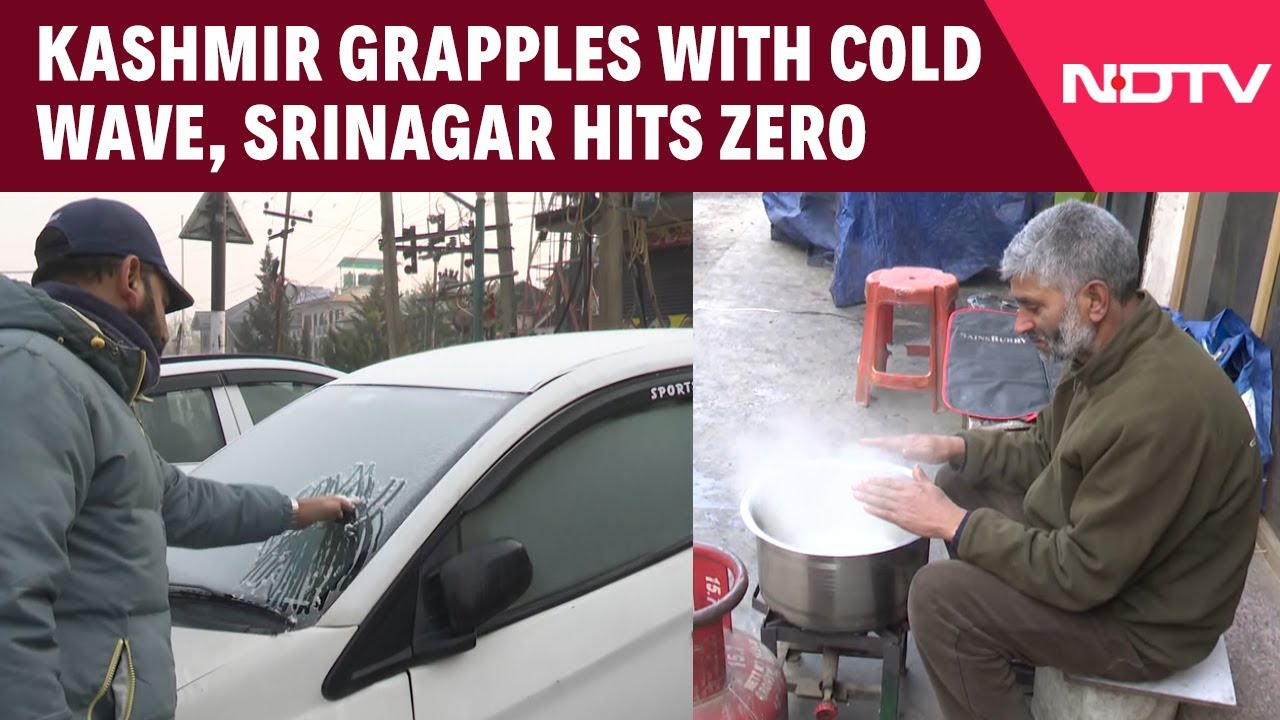 Kashmir Hits Severe Cold Wave, Srinagar Below Zero Kashmir Hits Severe Cold Wave, Srinagar Below Zero