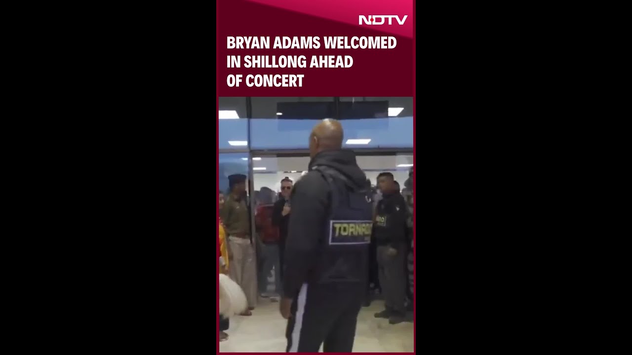 Bryan Adams Welcomed In Shillong Ahead Of Concert