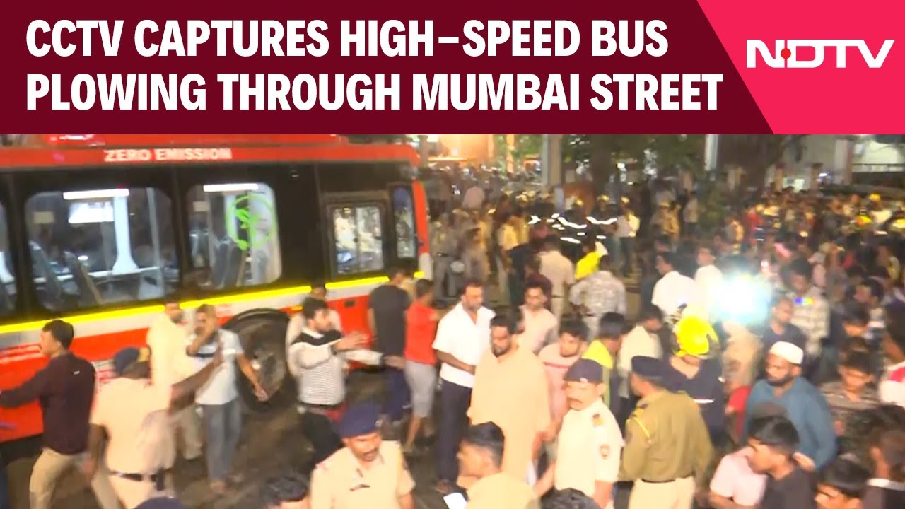 Mumbai Bus Accident | 6 Killed, 49 Injured After Bus Rams Vehicles, Residential Complex Gate
