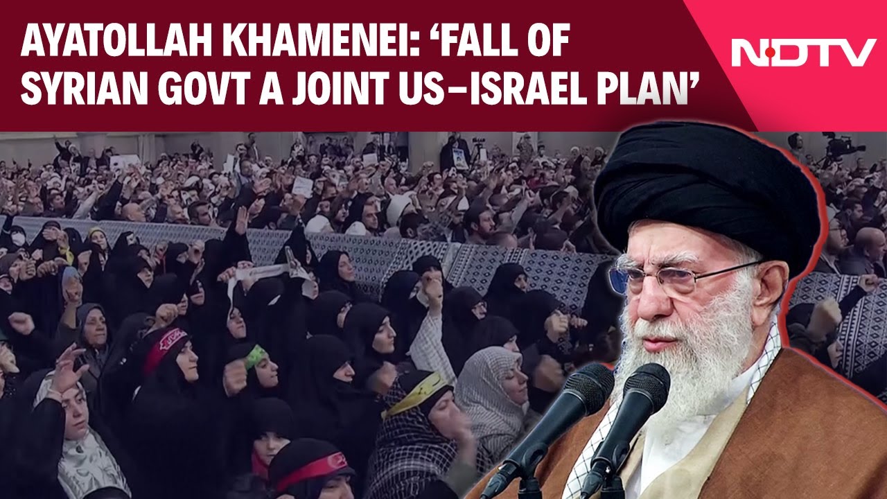 Iran's Supreme Leader Khamenei Blames US, Israel For The Fall Of Assad Regime In Syria