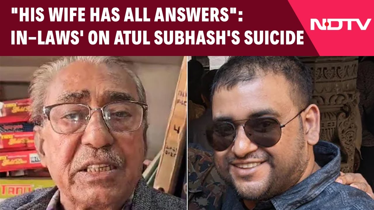 "His Wife Has All Answers": In-Laws' 1st Reaction To Atul Subhash's Suicide