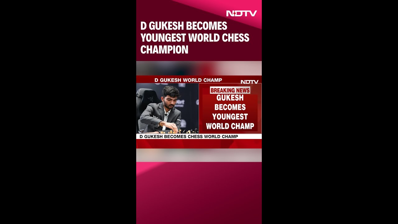 Gukesh Becomes Youngest Ever World Chess Champion As Ding Liren Fumbles Gukesh Becomes Youngest Ever World Chess Champion As Ding Liren Fumbles