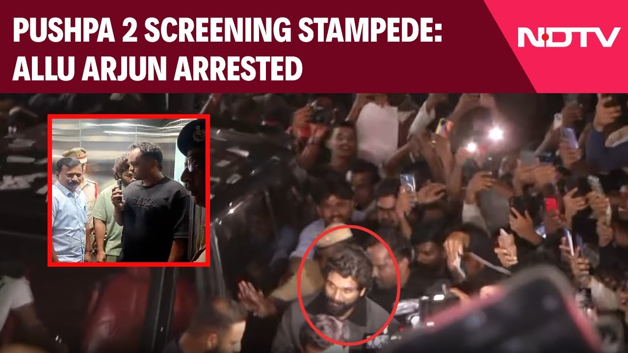 Allu Arjun Arrested Days After Woman Killed In Stampede At Pushpa 2 Event
