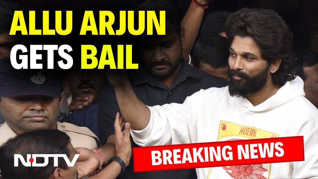 Allu Arjun Bail | Telangana HC Grants Interim Bail To Allu Arjun In Pushpa 2 Stampede Case Allu Arjun Bail | Telangana HC Grants Interim Bail To Allu Arjun In Pushpa 2 Stampede Case