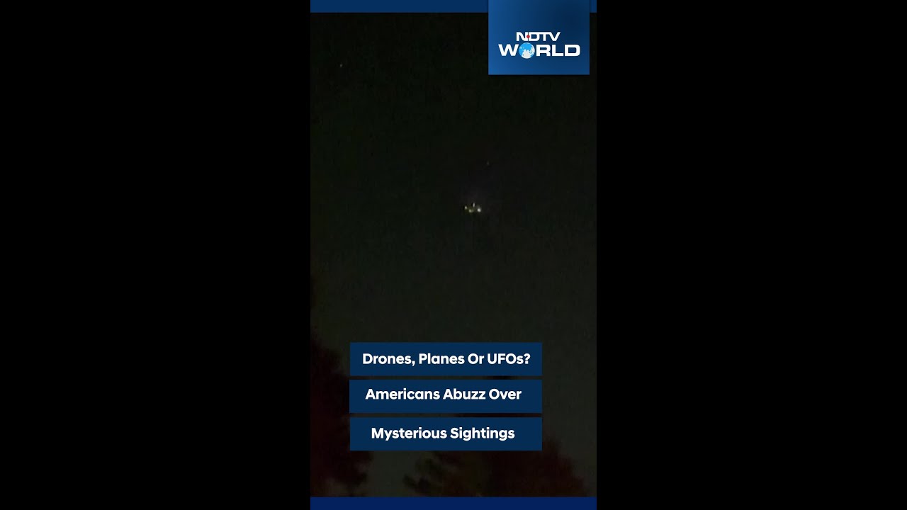 UFOs, Drones, Or Planes? Americans Abuzz Over Mysterious New Jersey Sightings