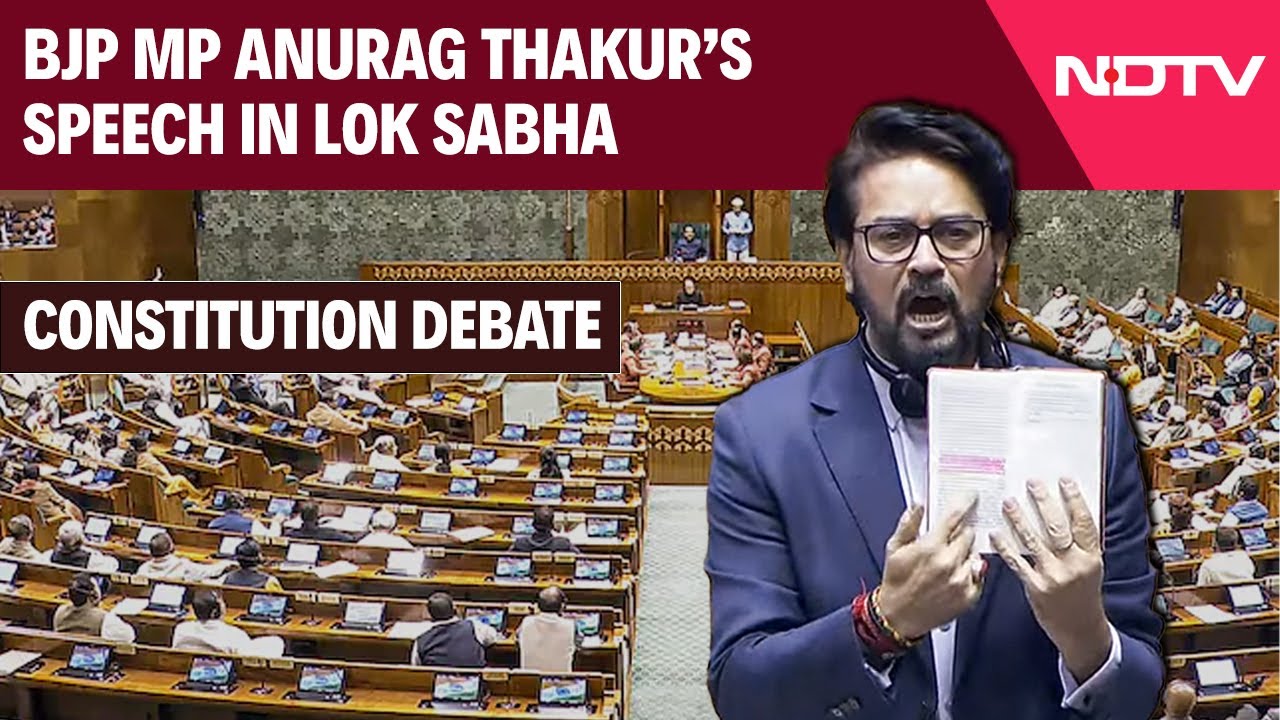 Anurag Thakur's Speech In Lok Sabha On Indian Constitution's Journey Of 75 Years
