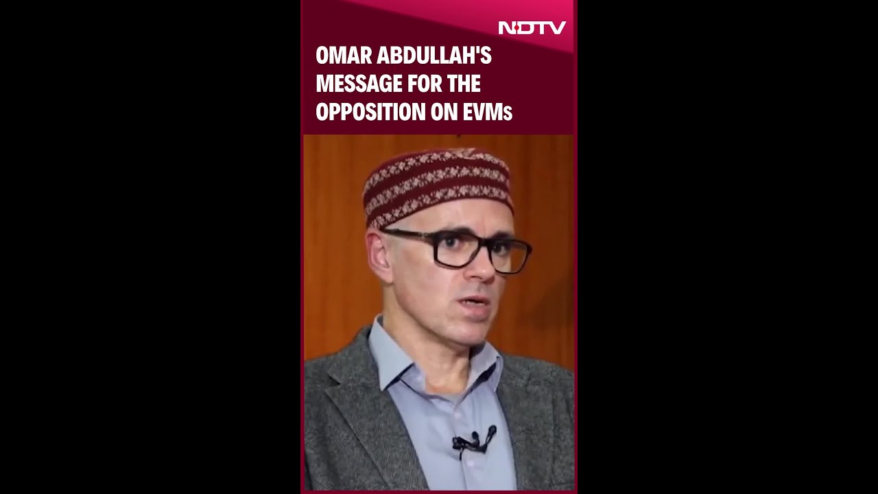Omar Abdullah's Message For The Opposition On EVMs