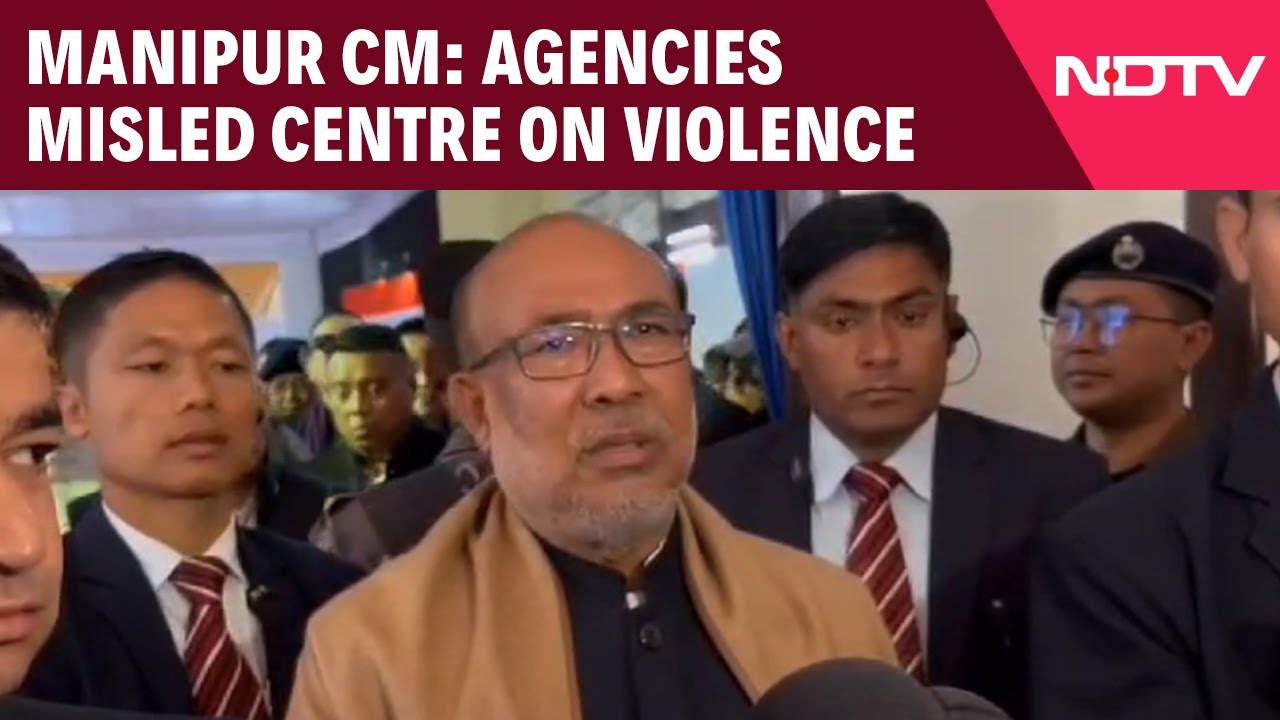 Manipur Latest News | Manipur CM's Big Claim: Agencies Had Misinformed Centre Over Violence