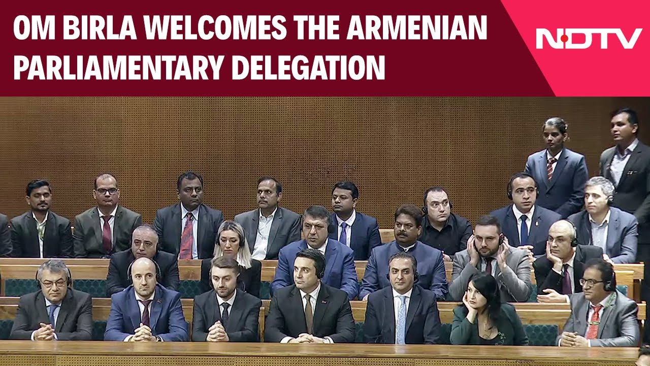 Lok Sabha Speaker Welcomes Armenian Parliamentary Delegation
