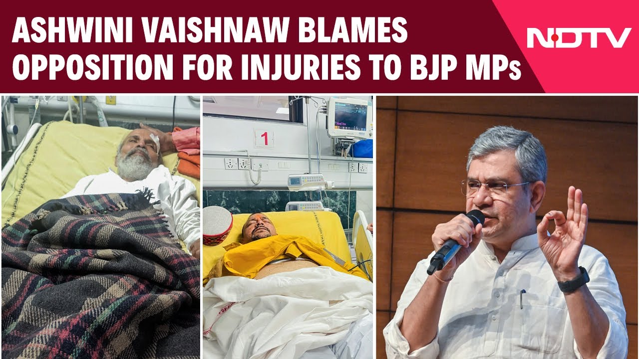 Ashwini Vaishnaw Alleges Opposition Scuffle Led to BJP MPs' Injuries