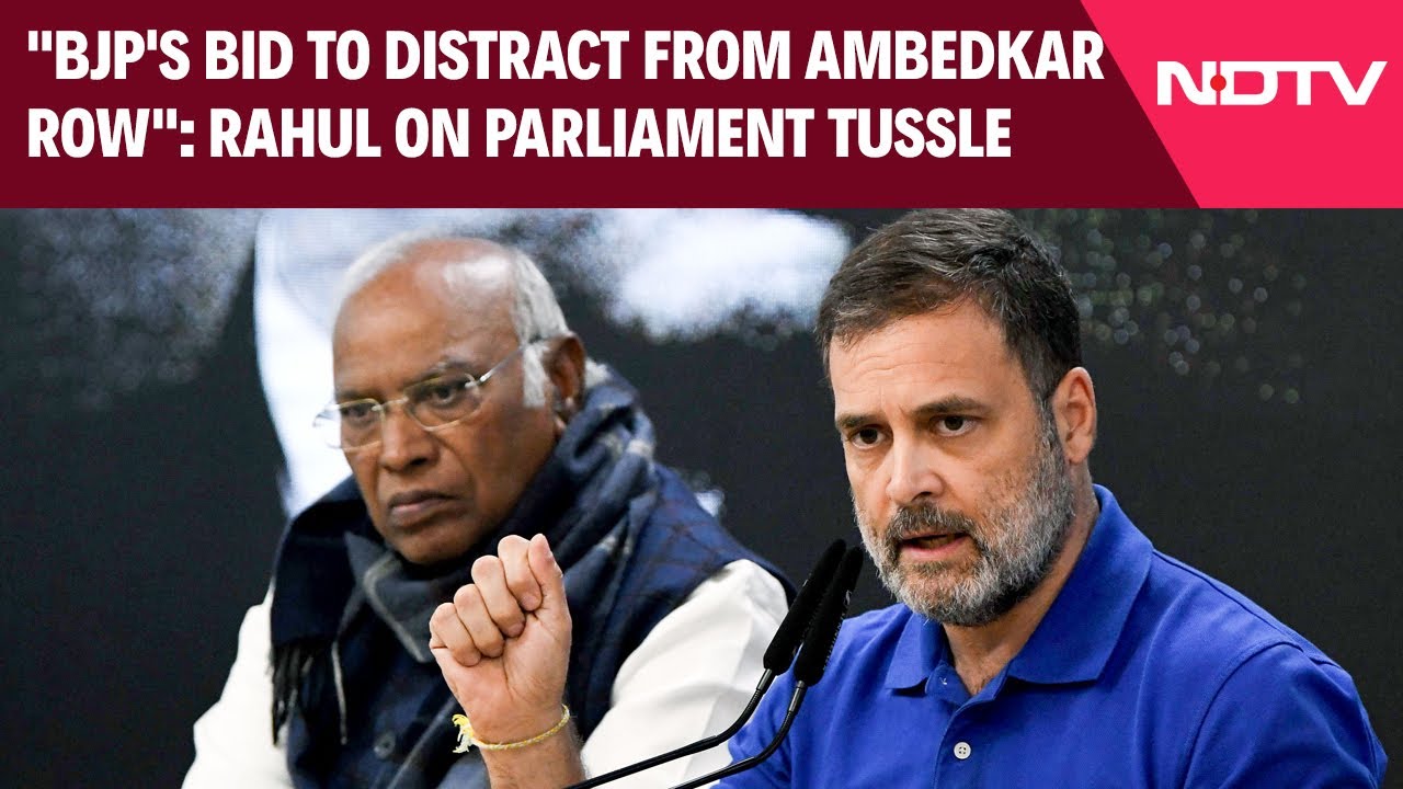 Rahul Gandhi Accuses BJP of Diverting Attention from Ambedkar Controversy