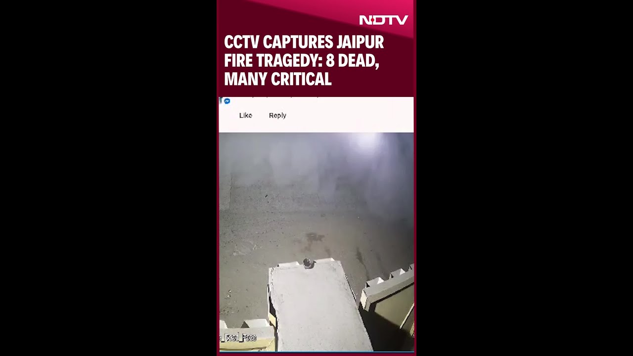 CCTV Captures Jaipur Fire Tragedy: 8 Dead, Many Critical After Truck Collision CCTV Captures Jaipur Fire Tragedy: 8 Dead, Many Critical After Truck Collision