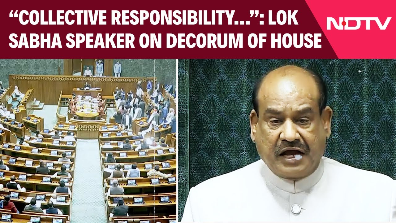 Lok Sabha Speaker Om Birla Underscores Importance Of Dignity, Decorum Of House Lok Sabha Speaker Om Birla Underscores Importance Of Dignity, Decorum Of House