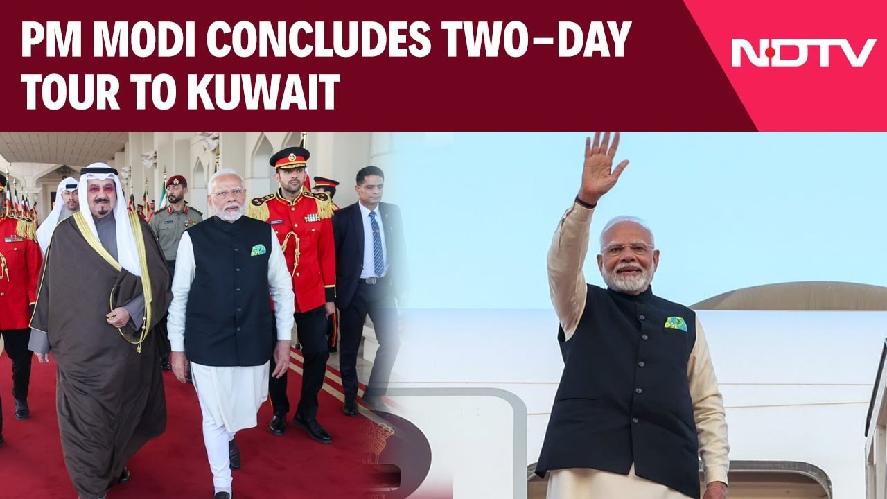 PM Modi Concludes Two-Day Tour To Kuwait, Shares Highlights of Tour In A Heartwarming Video