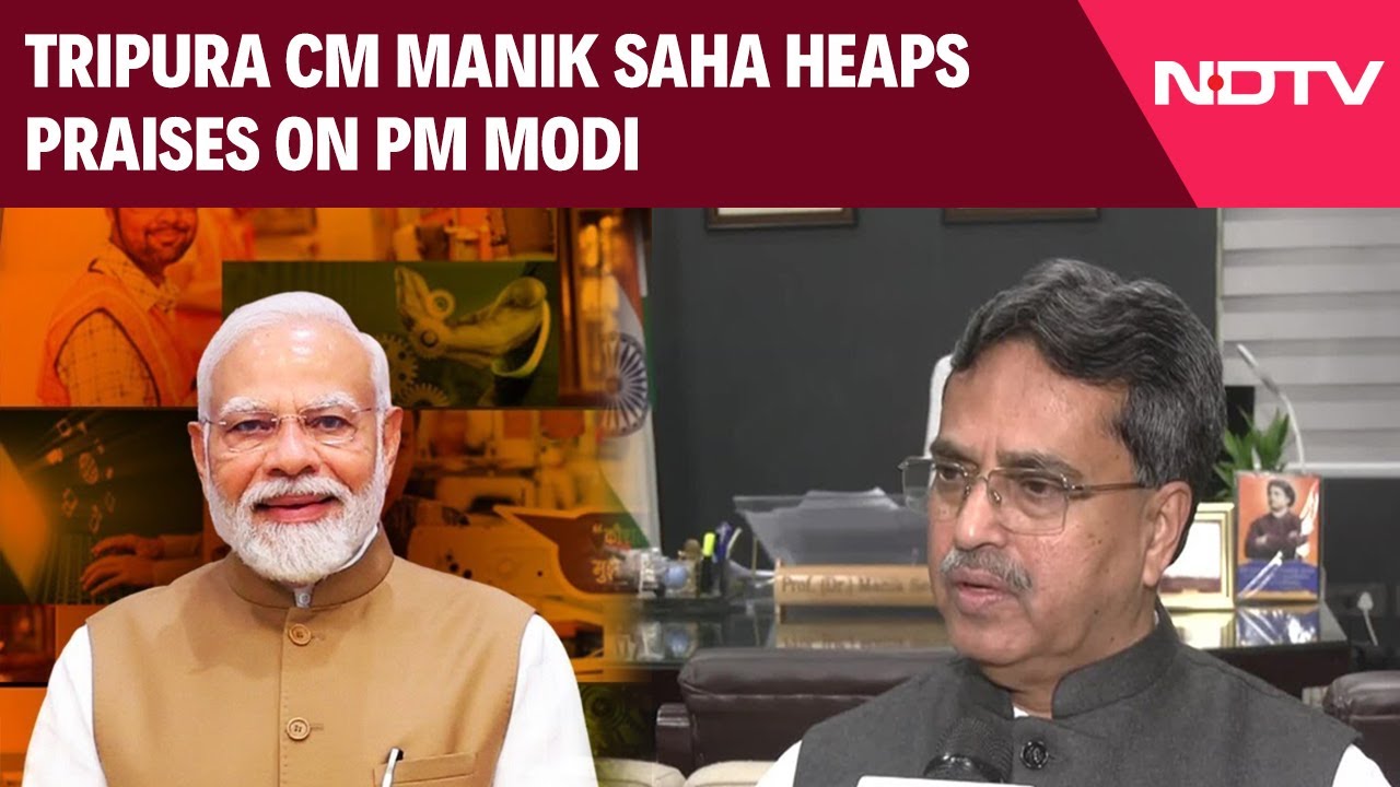 Tripura CM Manik Saha Heaps Praises On PM Modi: “Nobody Understood Northeast’s Potential Before”