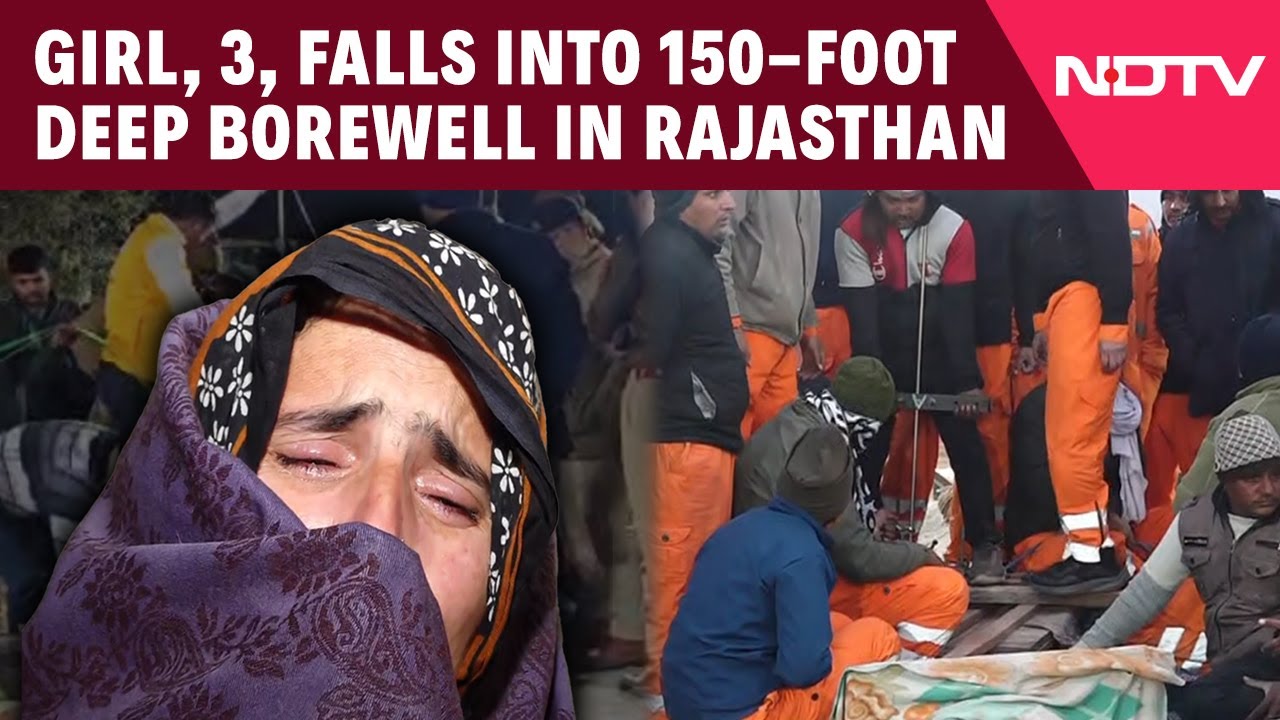 Three-Year-Old Girl Falls Into 150-Ft Borewell in Rajasthan; Rescue Ops Underway