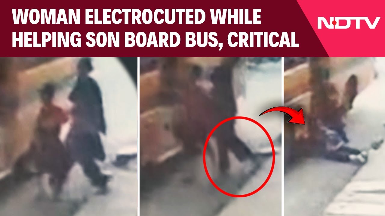 Karnataka Woman Critical After Electric Shock While Helping Son Board Bus