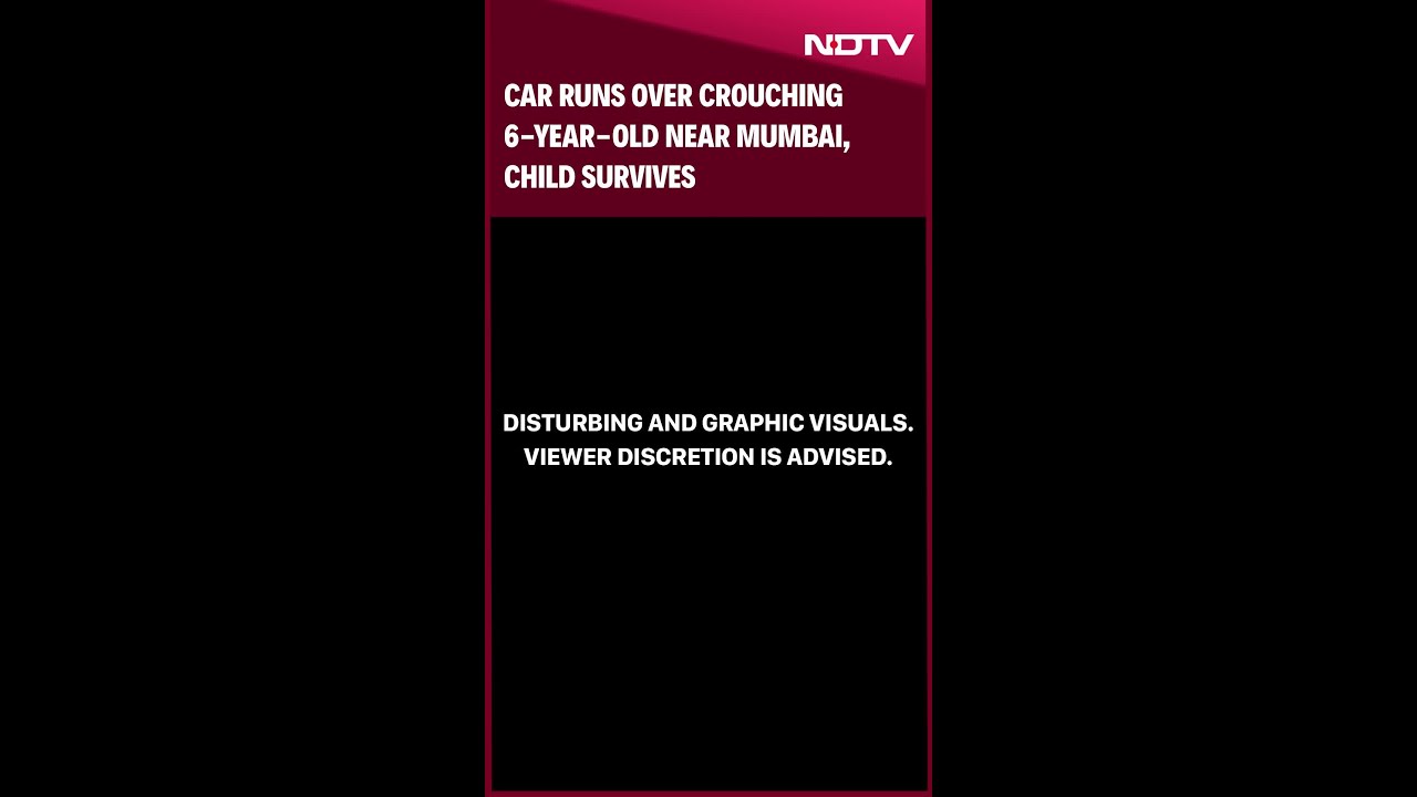 Mumbai News | Car Runs Over Crouching 6-Year-Old Near Mumbai, Child Survives Mumbai News | Car Runs Over Crouching 6-Year-Old Near Mumbai, Child Survives