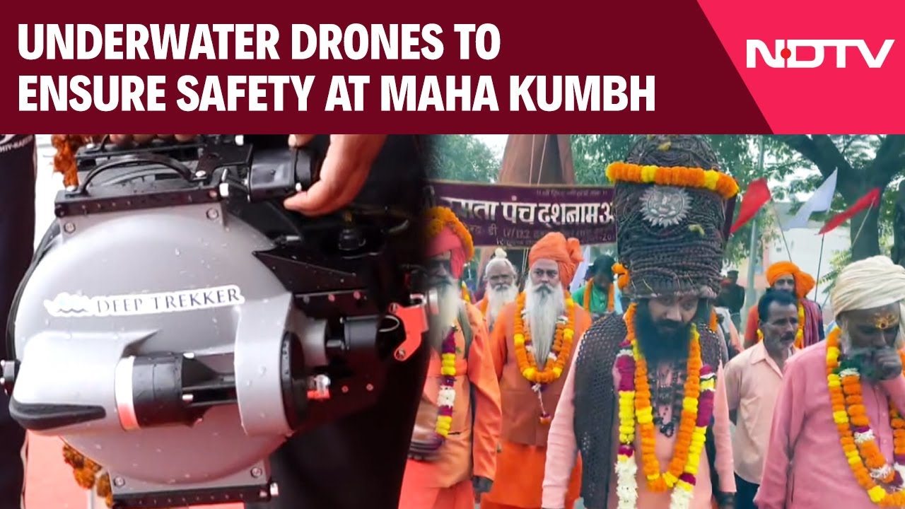 Underwater Drones To Be Used At Maha Kumbh To Ensure Pilgrim Safety