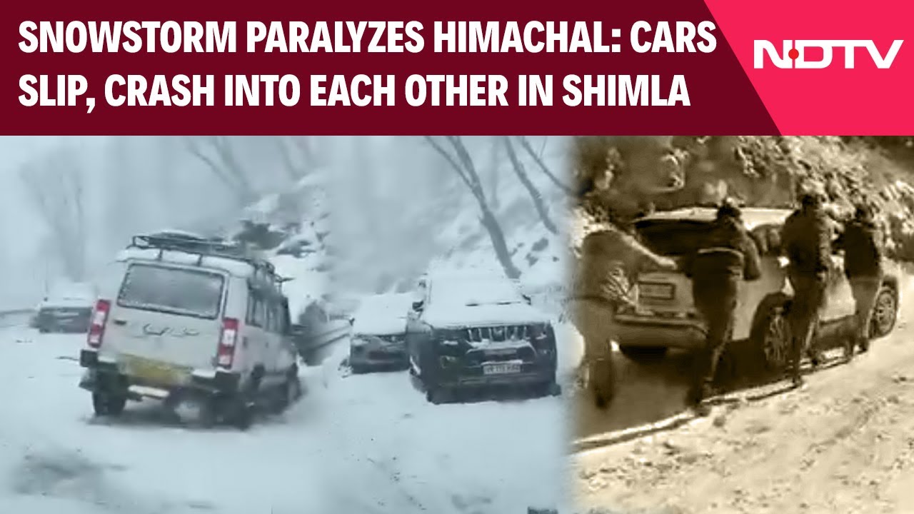 Himachal News:  Multiple Vehicle Collisions In Shimla As Snowfall Makes Roads Slippery