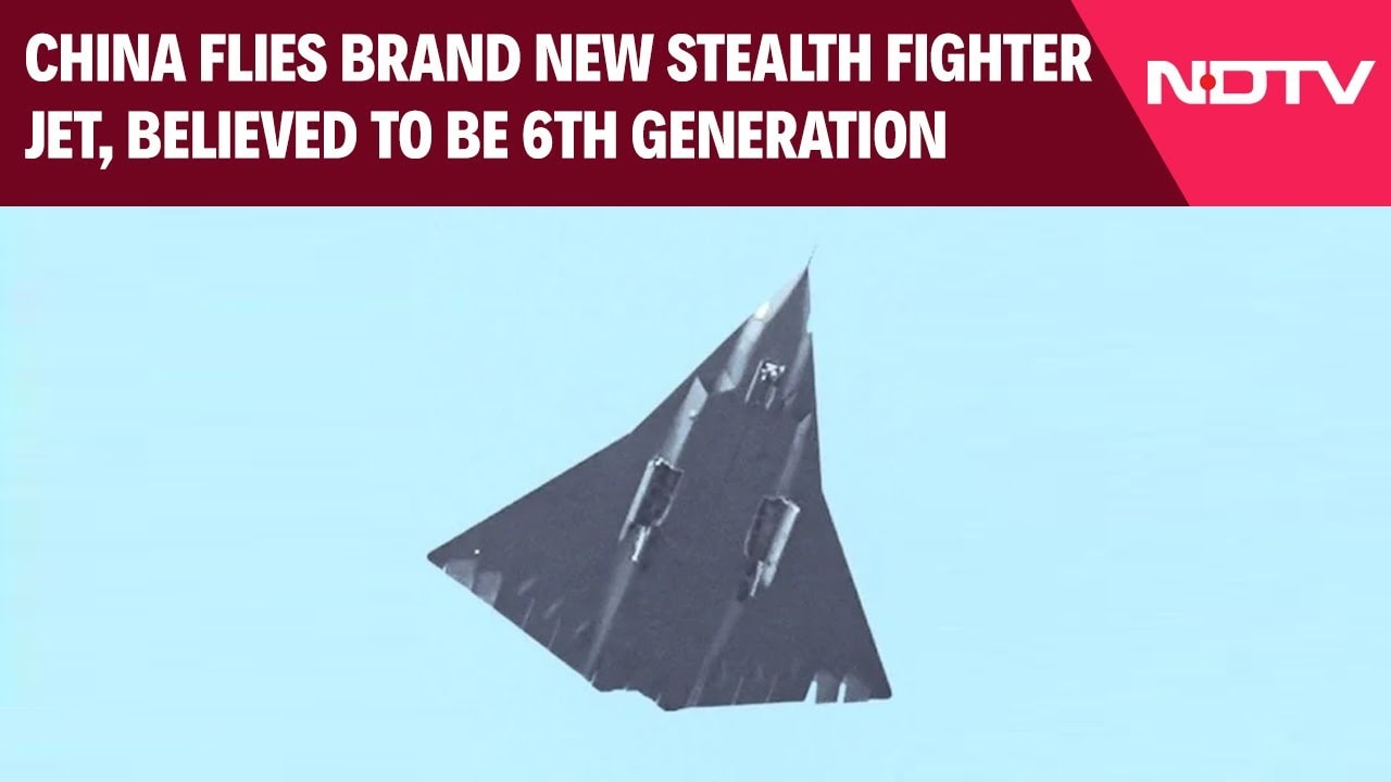 China Fighter Jet | China Flies Brand New Stealth Fighter Jet, Believed To Be 6th Generation