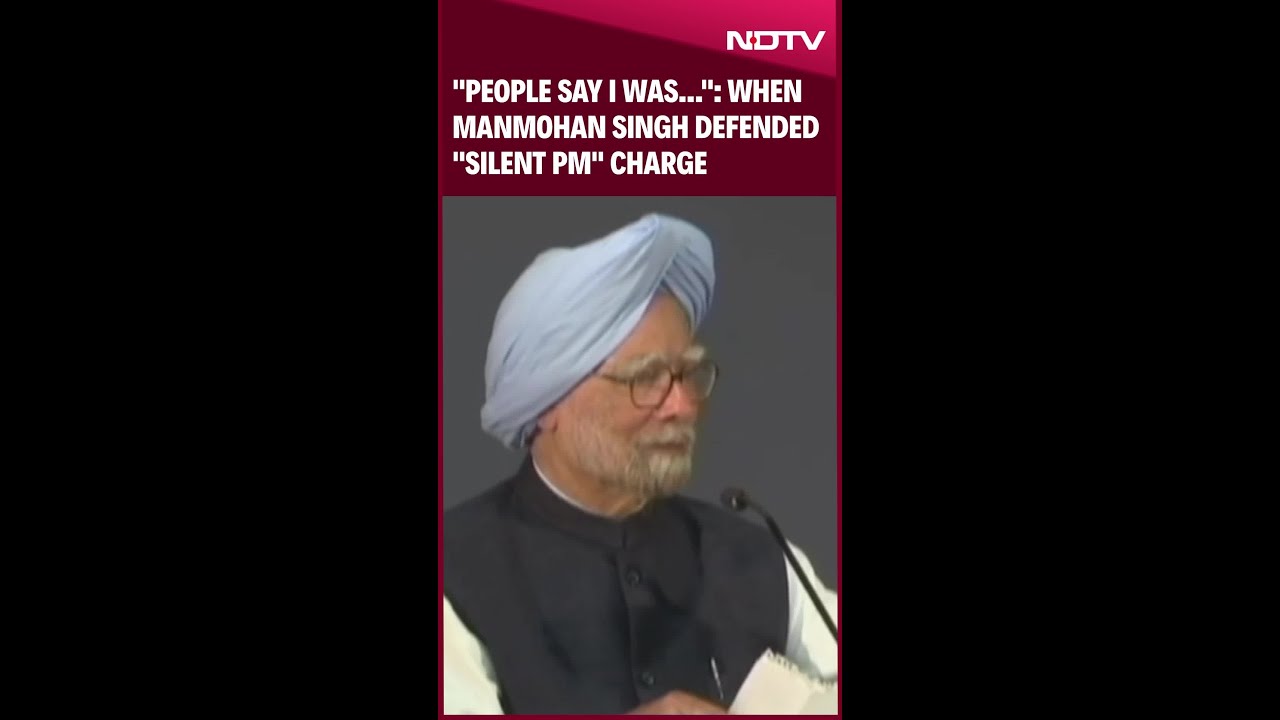 When Manmohan Singh Defended "Silent PM" Charge