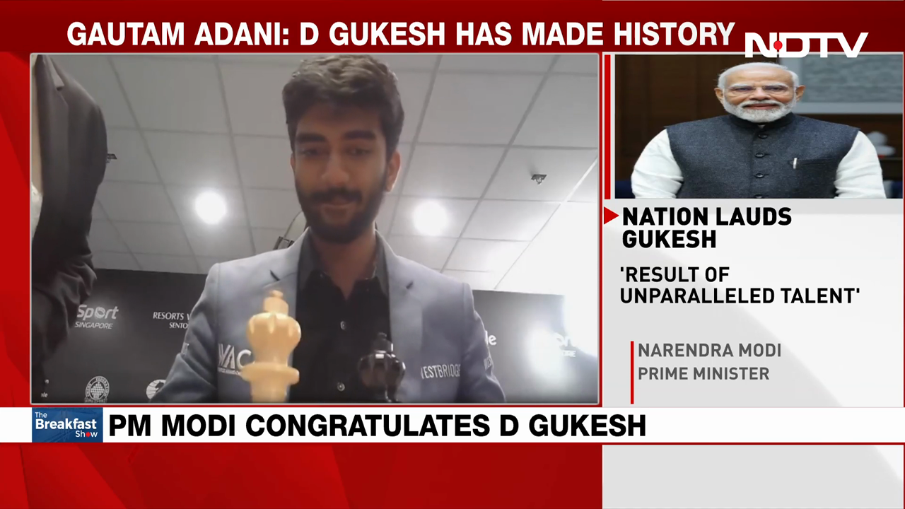 "Historic And Complete Surprise": Vishy Anand On Gukeshs Championship Title