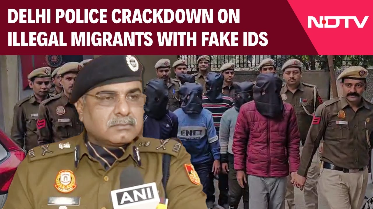 Delhi Police Crackdown On Illegal Migrants With Fake IDs