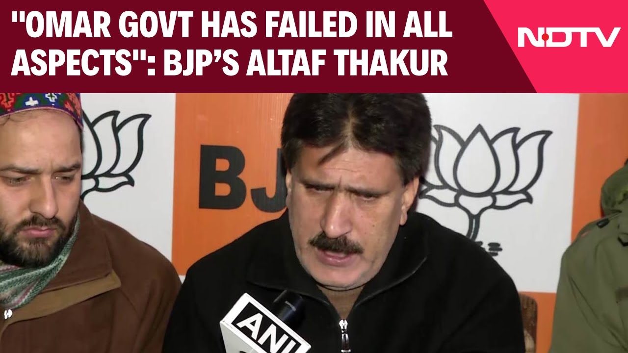 BJP's Altaf Thakur On Current Omar Abdullah's Governance