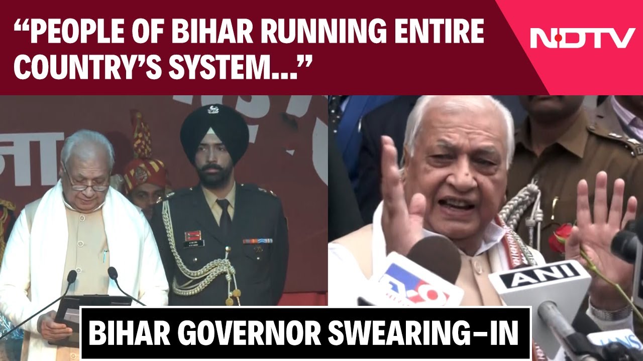 Arif Mohammad Khan Sworn In As Bihar Governor At Raj Bhavan In Patna