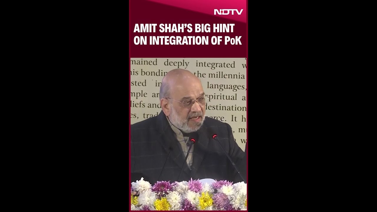 Amit Shah's Big Hint On Integration Of PoK: "We Will Achieve It...."