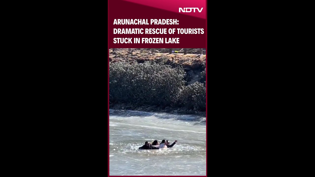 Video Shows Dramatic Rescue Of Tourists Stuck In Sela Pass Frozen Lake, Kiren Rijiju Offers Advice