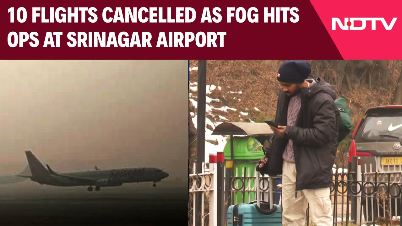 Weather Update | 10 Flights Cancelled As Fog Hits Operations At Srinagar Airport