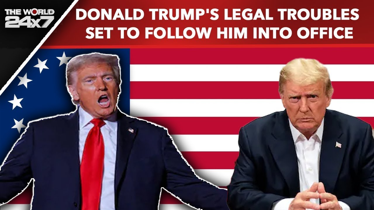 Donald Trump's Legal Troubles Set To Follow Him Into Office
