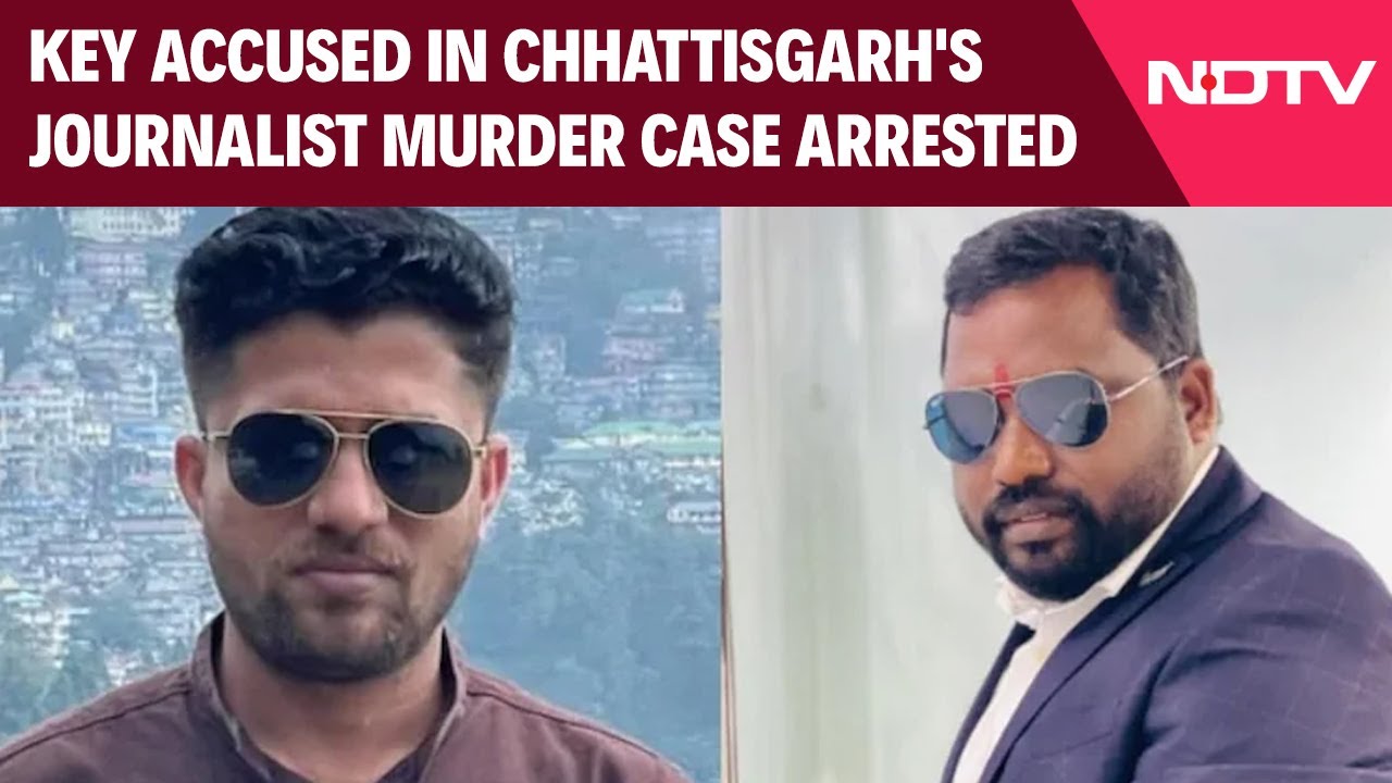 Key Accused In Chhattisgarh's Journalist Murder Case Arrested From Hyderabad Key Accused In Chhattisgarh's Journalist Murder Case Arrested From Hyderabad